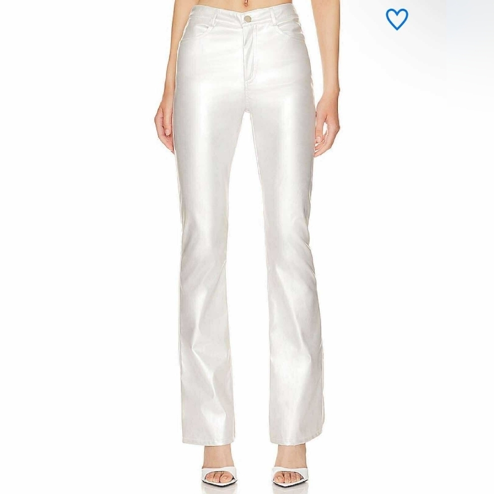 $72 NWT SUPERDOWN Shalisa mid rise pant Silver Size Small